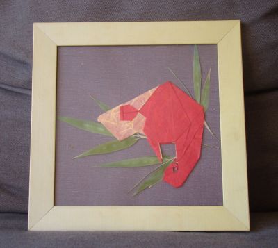 Caméléon, de DO Ba Huy
Double soie 20x20
