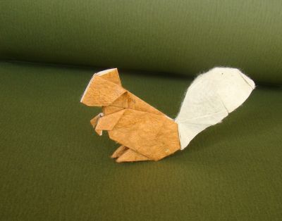 Ecureuil, de G. Hagiwara
double soie, 20x20
