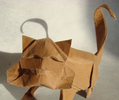 Gros matou de Nicolas Terry 1
Papier metallisé 30x30 cm
