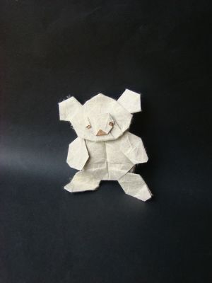 Mr Teddy (D. Piguel)
Soie+biotope, 30x30 cm
