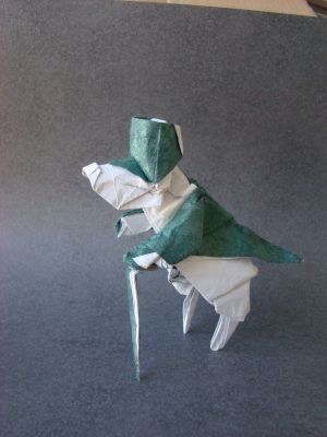 Napoléon, d'E. Santos
soie + alu 30x30 cm
