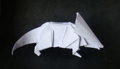 Protocératopse (Kawahata)
Papier d'imprimante 30x30cm
