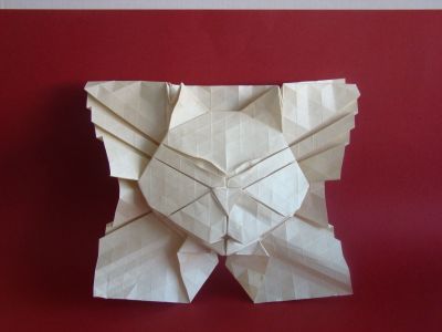 Sgt. Fuzzyboot, Mélina Hermsen
papier marbre, 35x35cm
