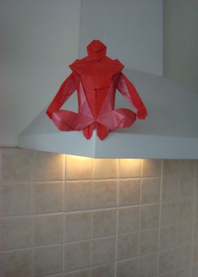 Super Hero, J. Carrillo
Papier métalisé, 30x30 cm
