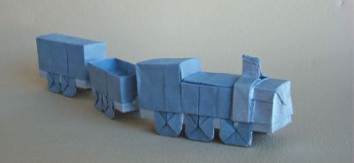 Train (S. Delecat) 2
Papier métallisé
