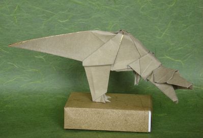 Tyrannosaure, Stephen O'Hanlon (2)
Papier metalisé, 30x30 cm
