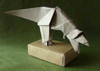 Tyrannosaure, Stephen O'Hanlon (1)
Papier metalisé, 30x30 cm
