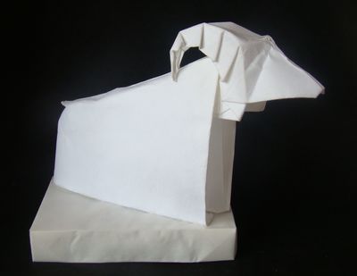 Bélier (J. Zsebe)
Papier tant 17,5x17,5 cm
