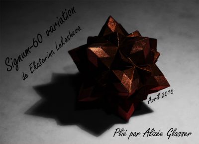 Signum-60 variation, de Ekaterina Lukasheva
Modulaire
Mots-clés: modulaire