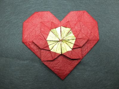 Flower in a heart
