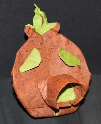 Masque Mojo
Masque Mojo issu du jeu : The Legend of Zelda, Majora's Mask, en papier banane marron et soie vert.
Mots-clés: Mask deku mojo masque zelda