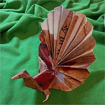 paon
du livre pratical_origami de beech
design par adolpho_cerceda
