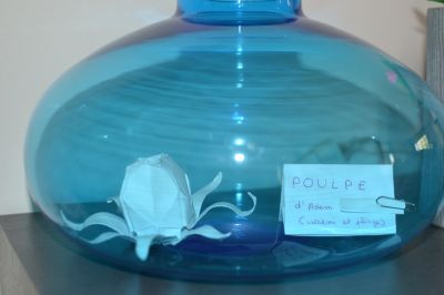 Détournement de fleur de lys
Poulpe dans son bocal
