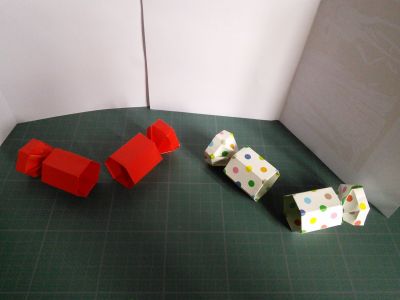 Boîtes bonbons ouvertes
