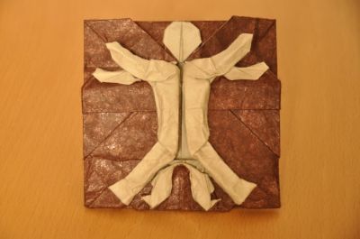 L'homme de Vitruve de Da Vinci
