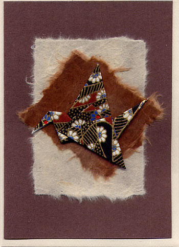 carte-tableau flapping bird
carte flapping bird-origami et collage
