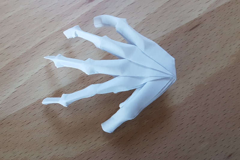 Skeleton hand (Jeremy Shafer)
