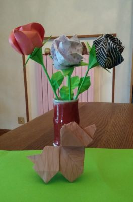 petit chien aux roses
Mots-clés: puppy dog kawasaki Adell rose