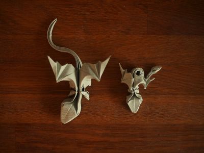 Baby Lizard Dragon - Riccardo Foschi - Wet Fold
