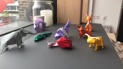 Menagerie pour la crèche de mon fils
