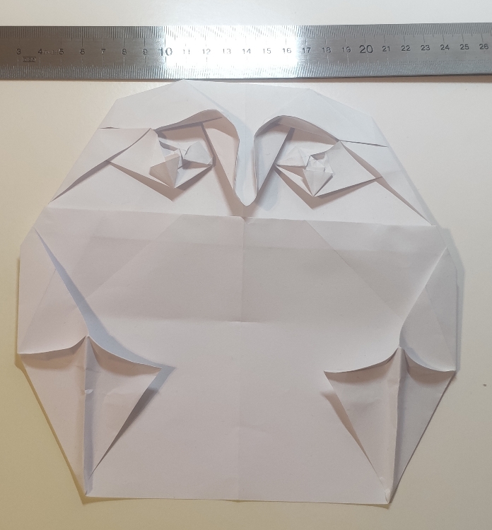 Penguin cookie de Xiaoxian Huang
Plié à partir d'une feuille d'essai de 30cm
