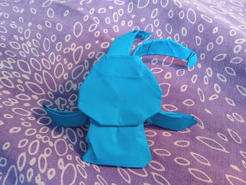 Manaphy
Pour changer, un modèle simple. Après celui-ci j'ai décidé de créer le modèle pour Phione dans la foulée. 
Mots-clés: pokemon